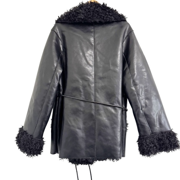 SER.O.YA Roxanne Vegan Leather Jacket NWT Large - Picture 5 of 16